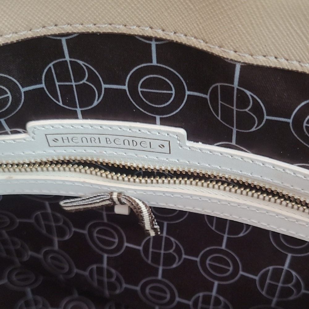 Henri Bendel Taupe Satchel Bag - Picture 9 of 16